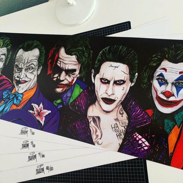 Joker Evolution Print 100x40cm