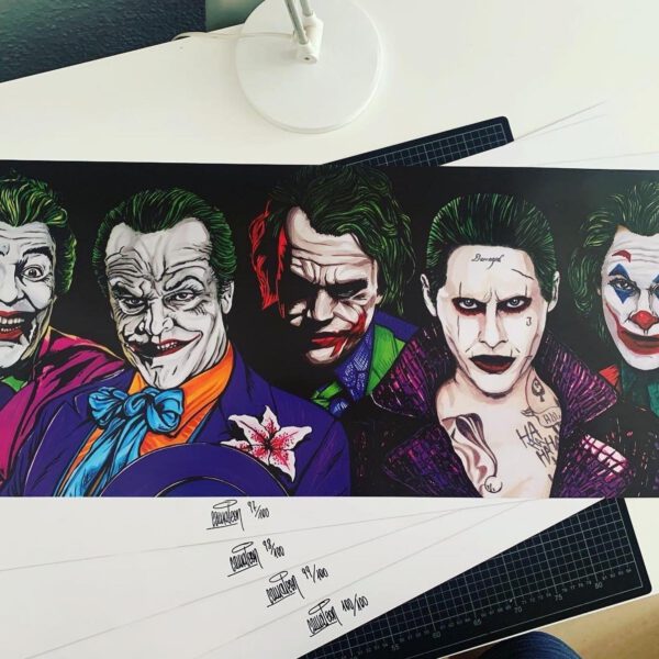 Joker Evolution Print 100x40cm