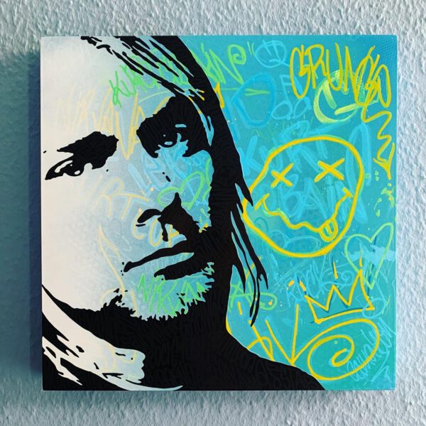 Kurt Cobain 40x40cm