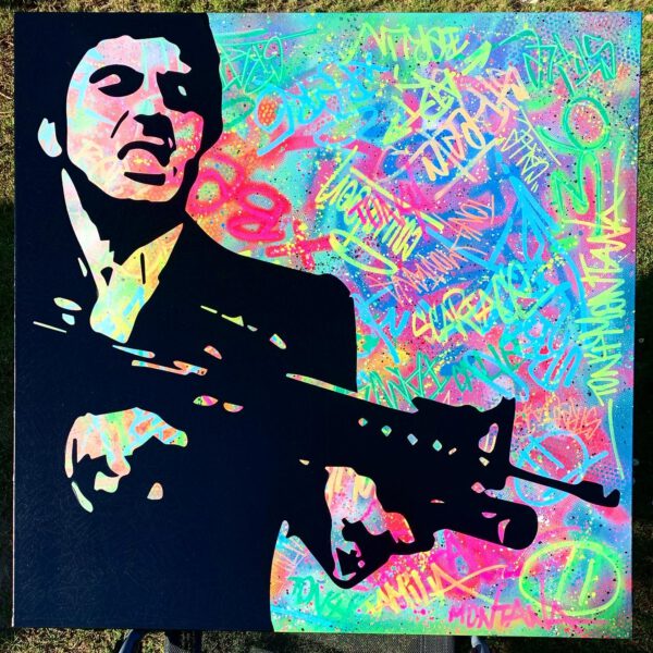 Tony Montana 100x100cm