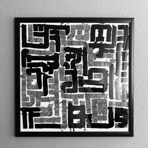 Maze of Creativity 1 70x70cm